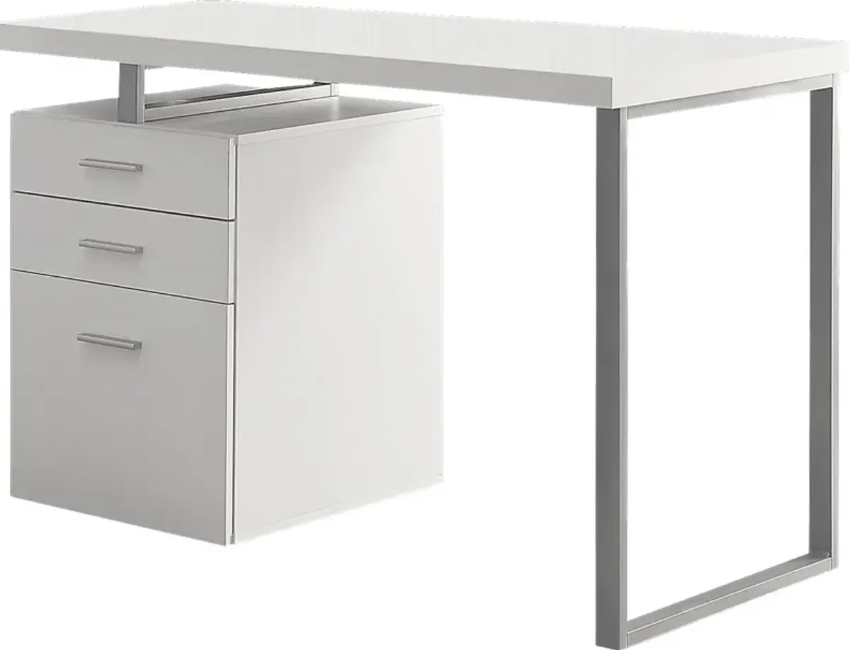 Windmier White Desk