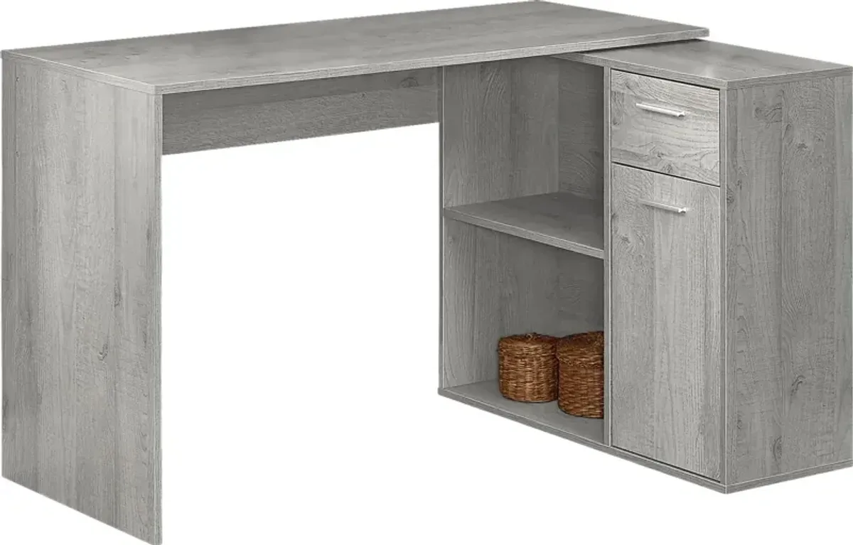 Pinestone Gray Desk