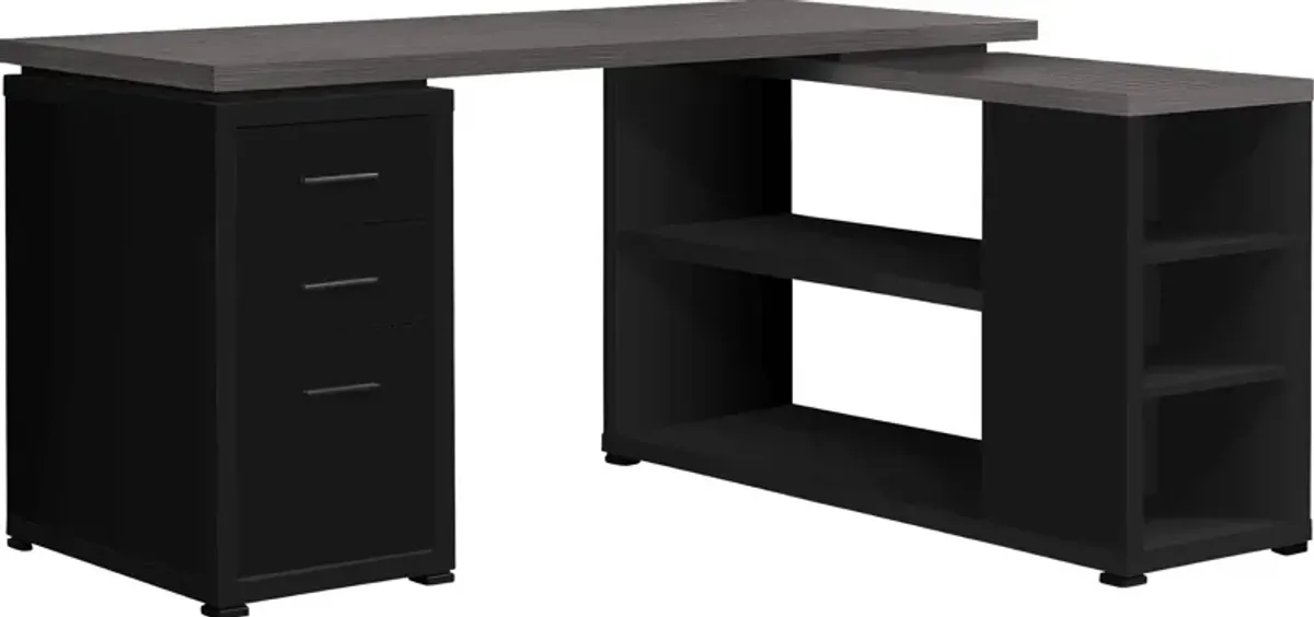 Massillon Black Desk