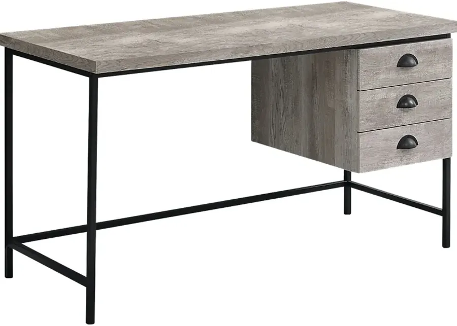 Claxton Taupe Desk