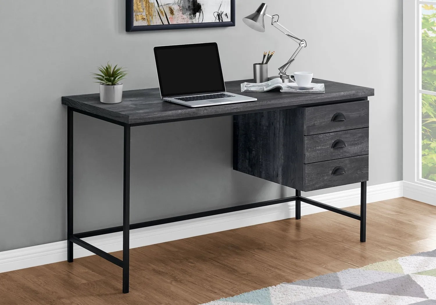 Claxton Black Desk