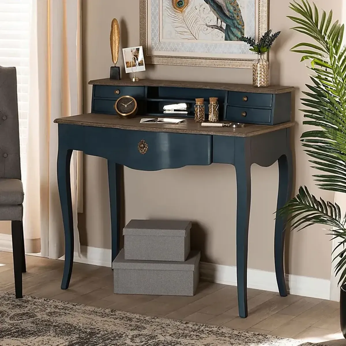 Clarkdale Blue Desk