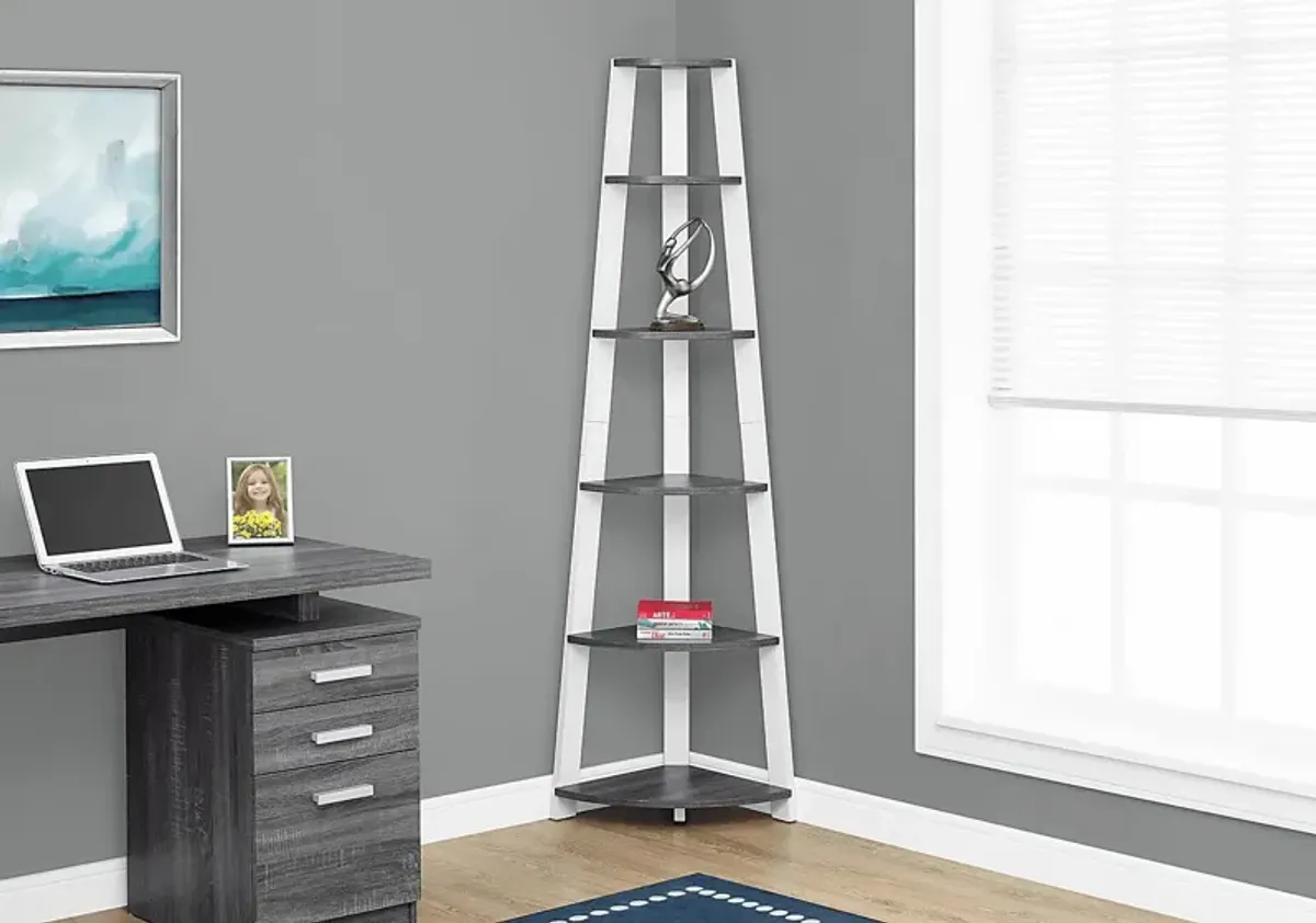 Willomet White Bookcase