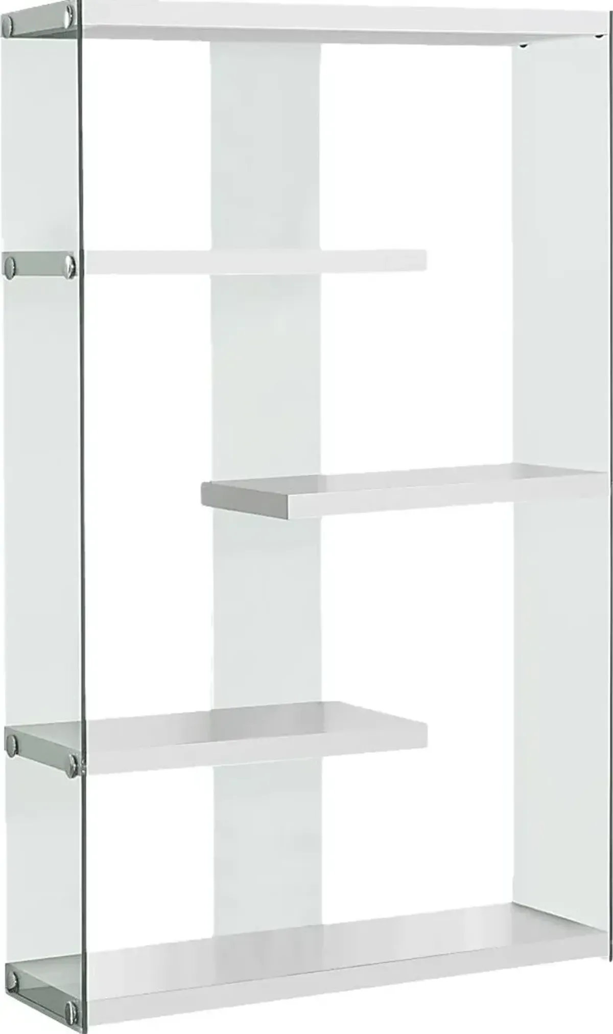 Ravine White Bookcase