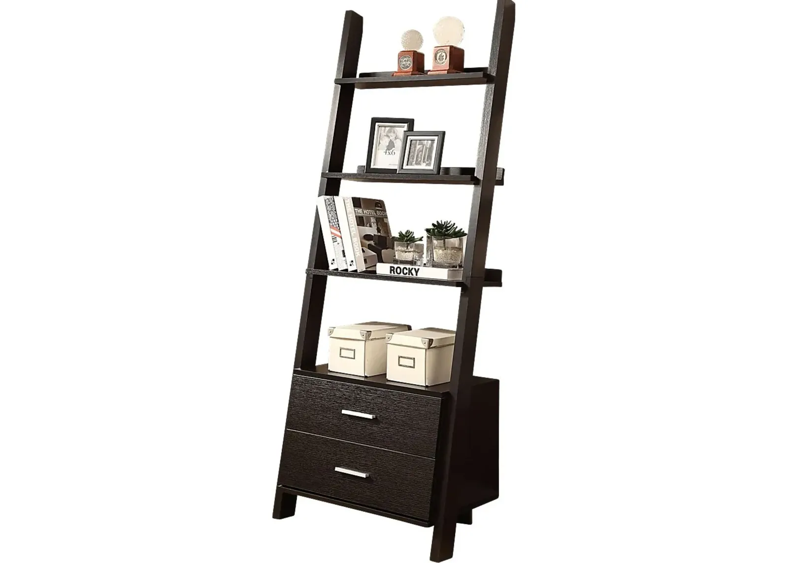 Singleton Cappuccino Bookcase