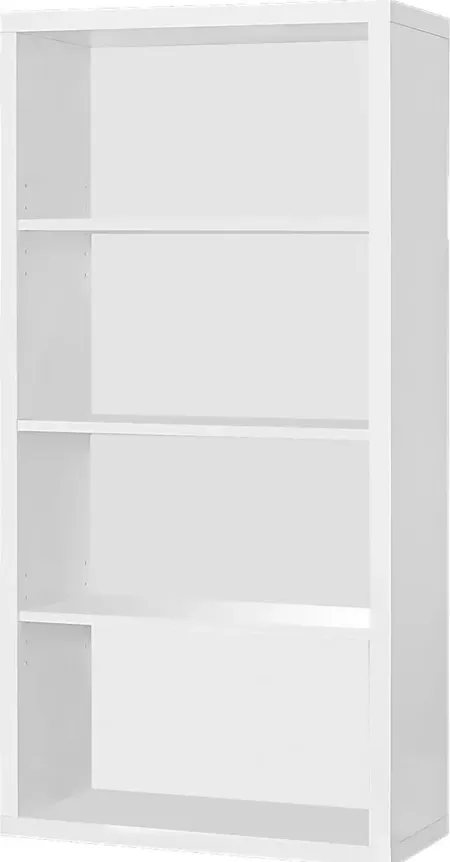 Tarpley White Bookcase