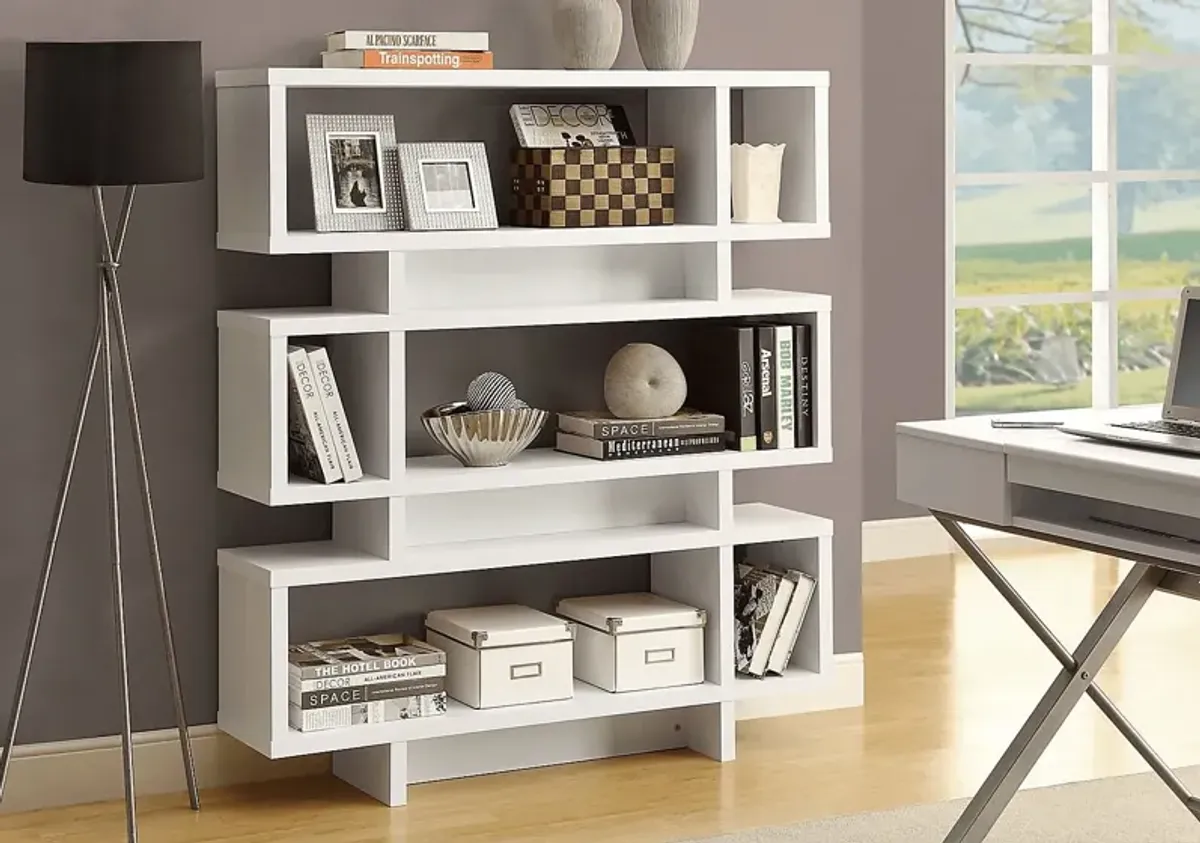 Yorkwood White Bookcase