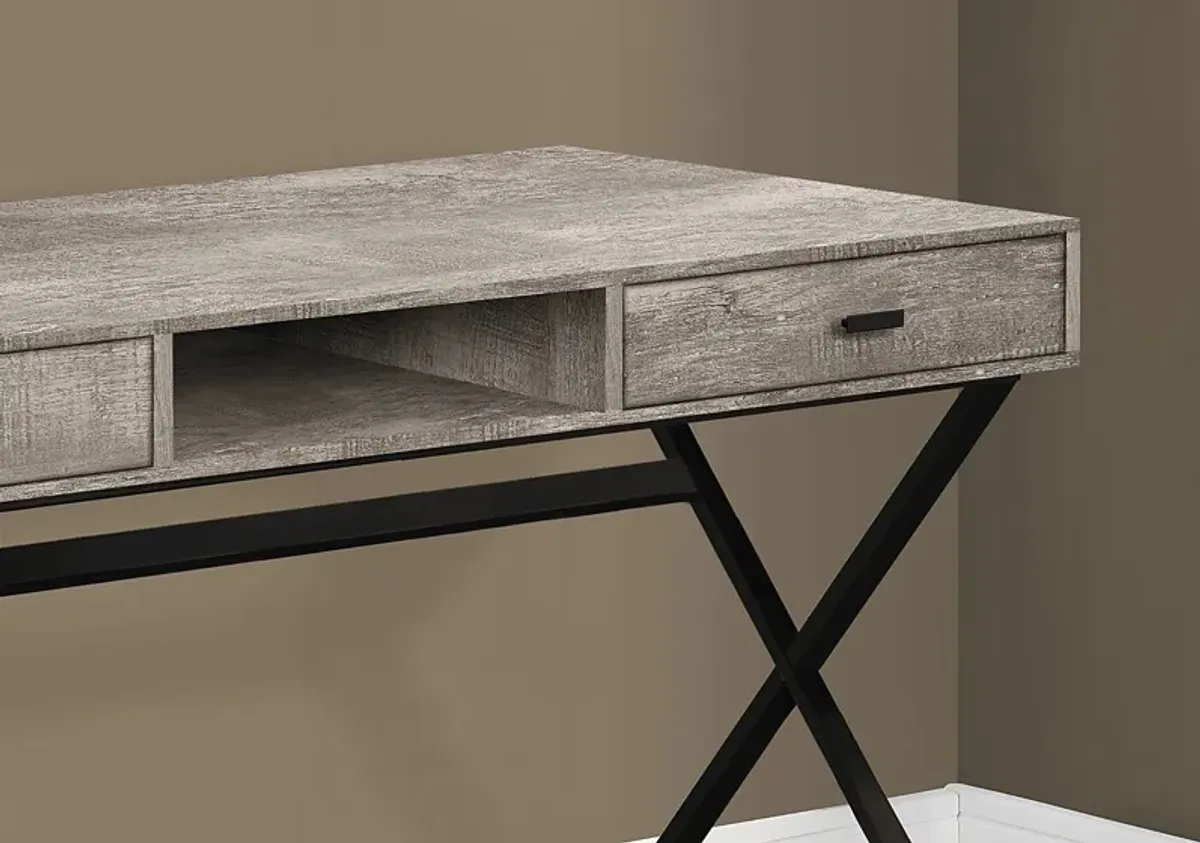 Beckhaven Taupe Desk