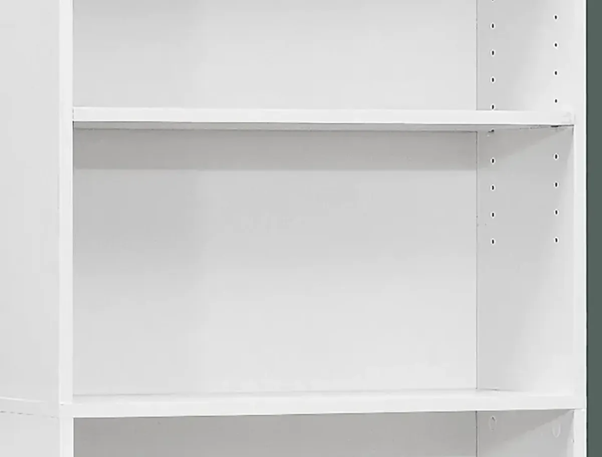 Hallbrook White Bookcase
