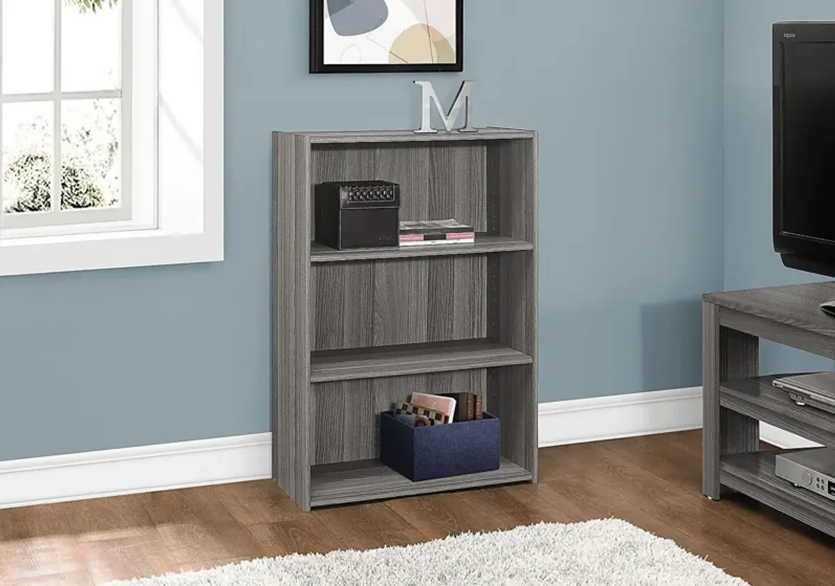 Gwynnwood Gray Bookcase