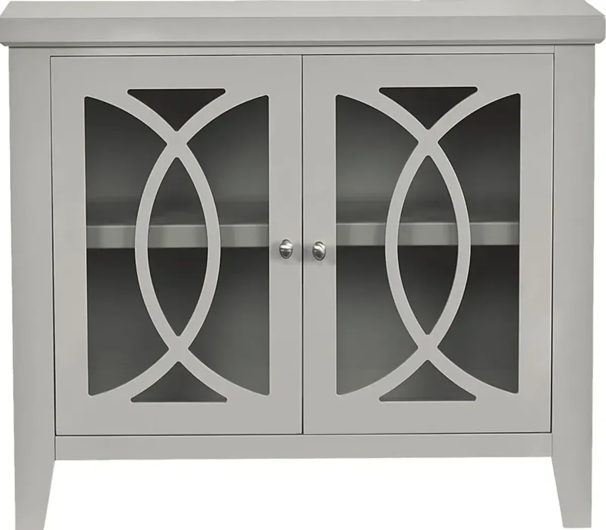 Abbie Silver Accent Cabinet