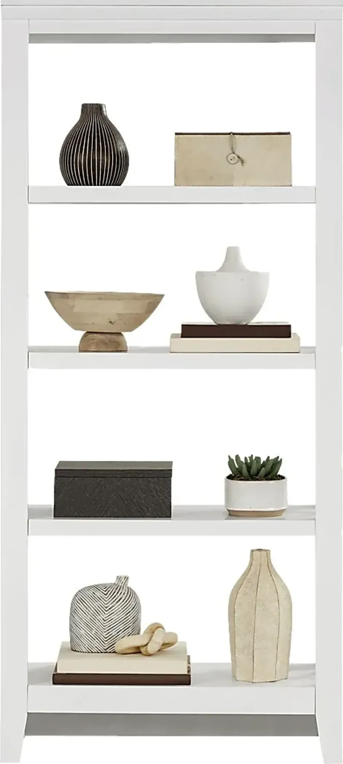 Abbie White Bookcase