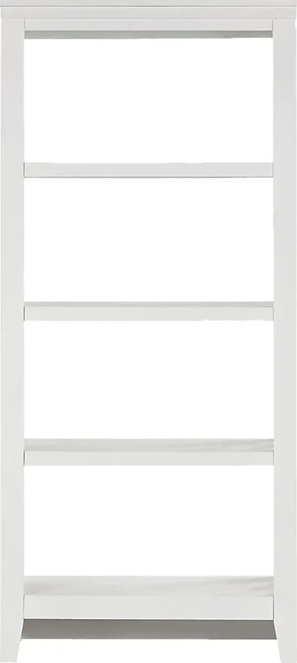 Abbie White Bookcase