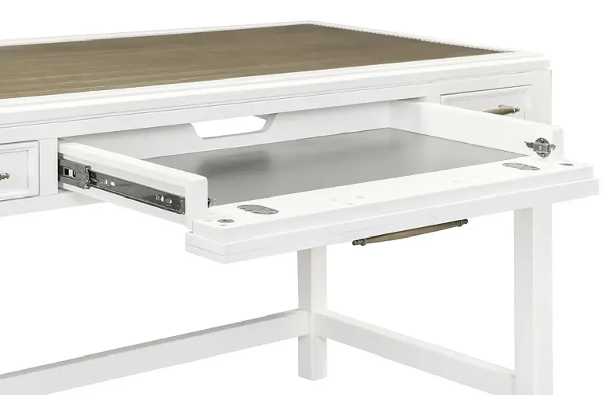 Albion White Writing Desk