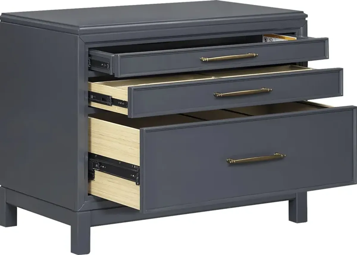 Albion Blue File Cabinet