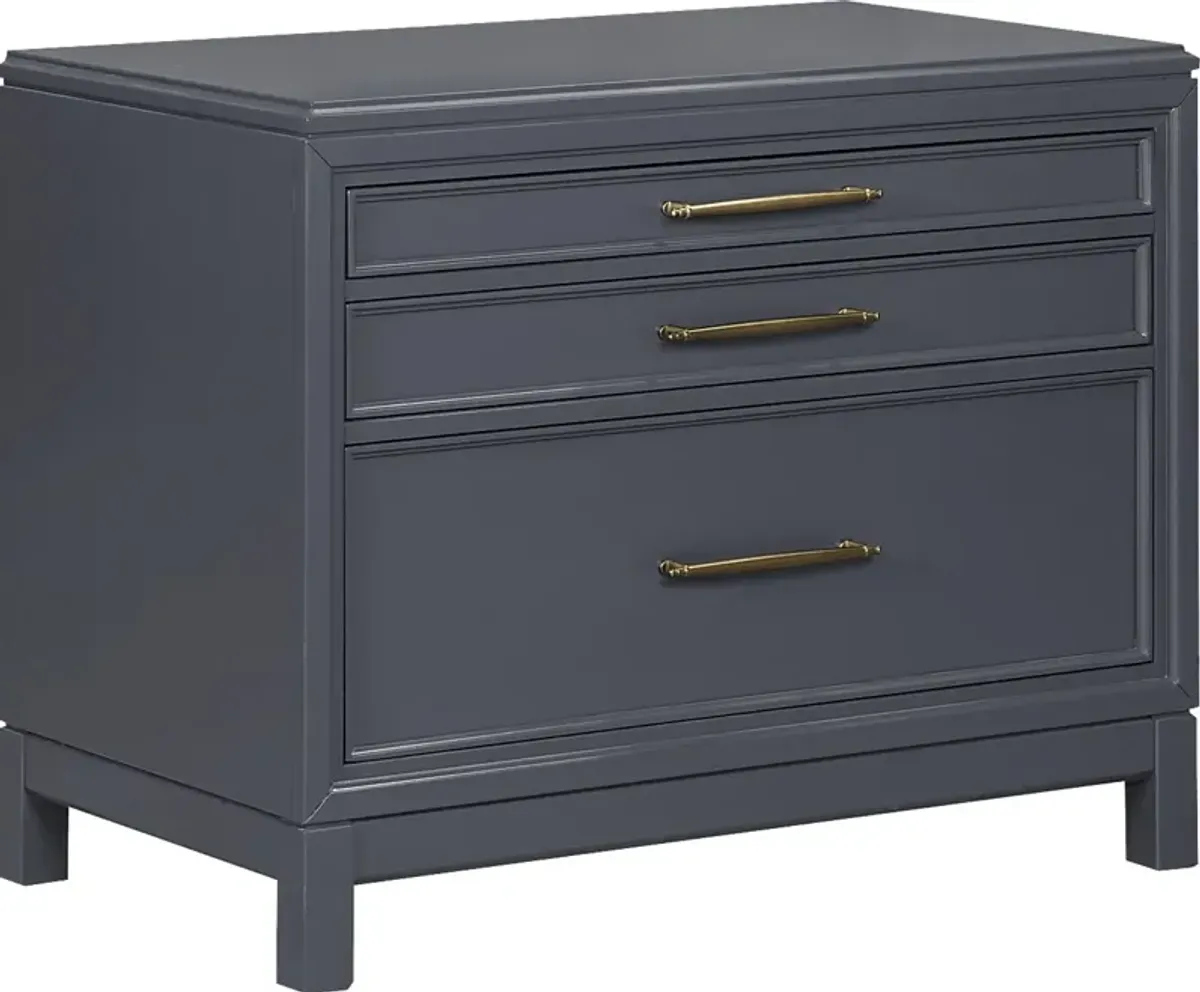 Albion Blue File Cabinet