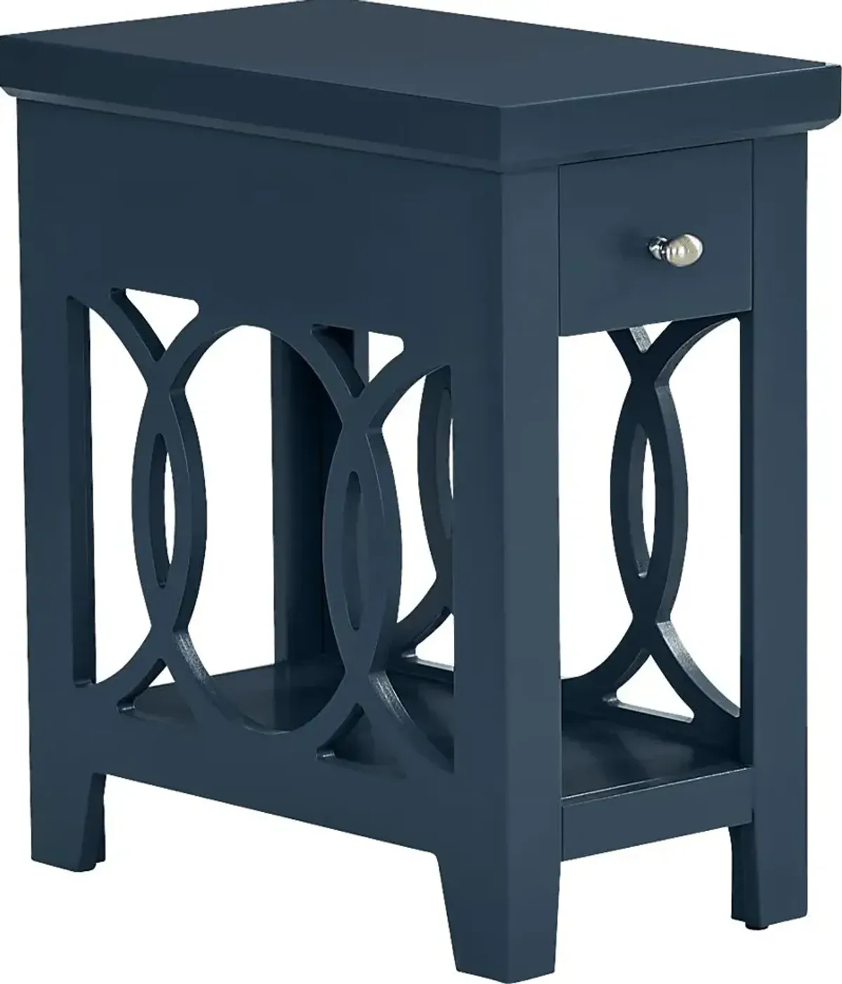 Abbie Navy Side Table