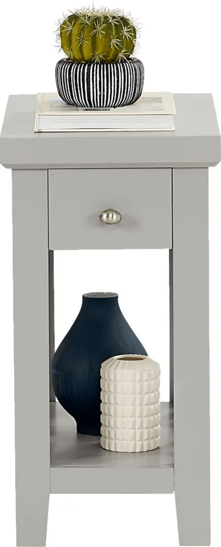 Abbie Silver Side Table