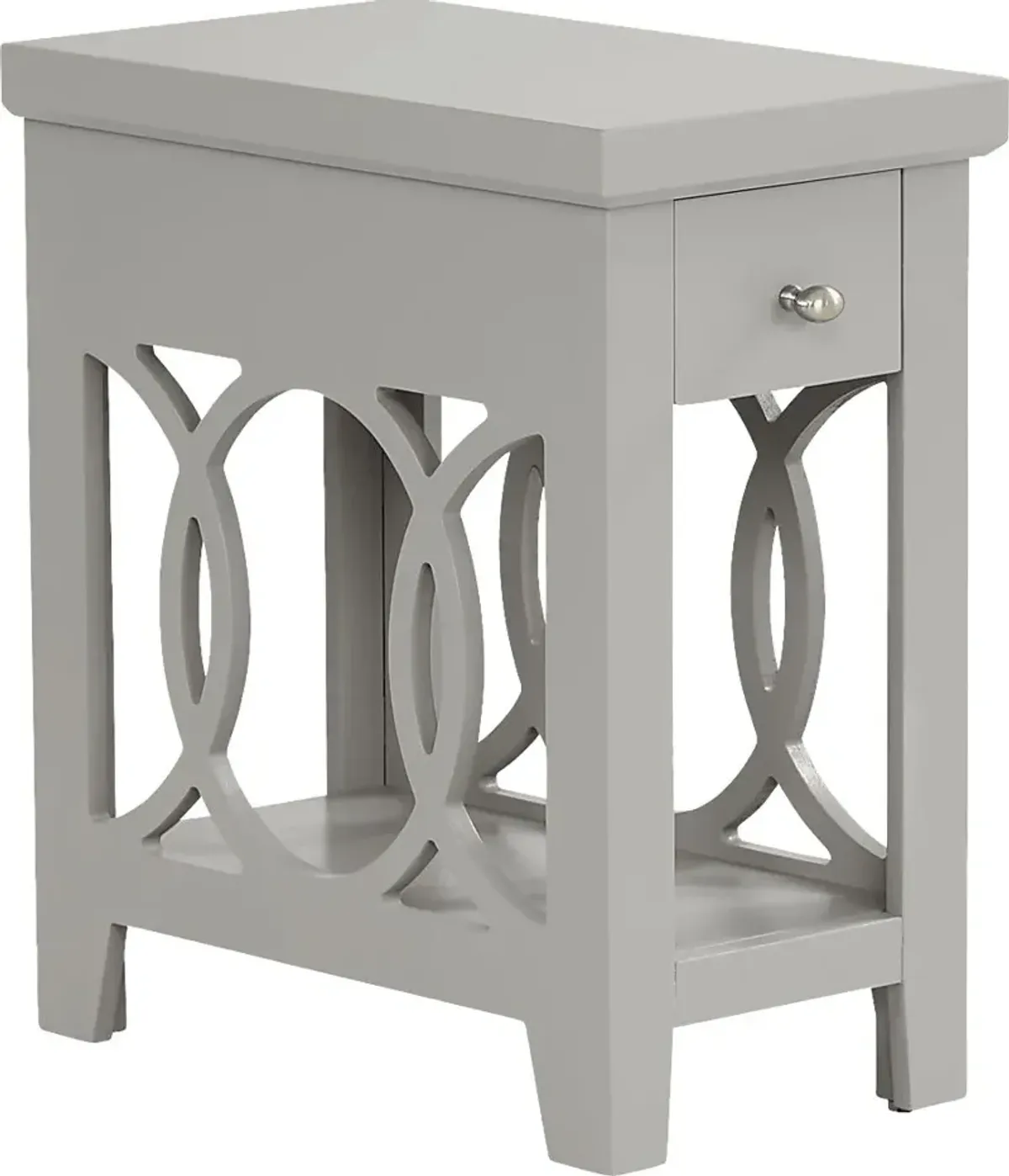 Abbie Silver Side Table