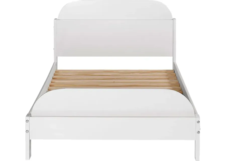 Wiebelo White Twin Bed