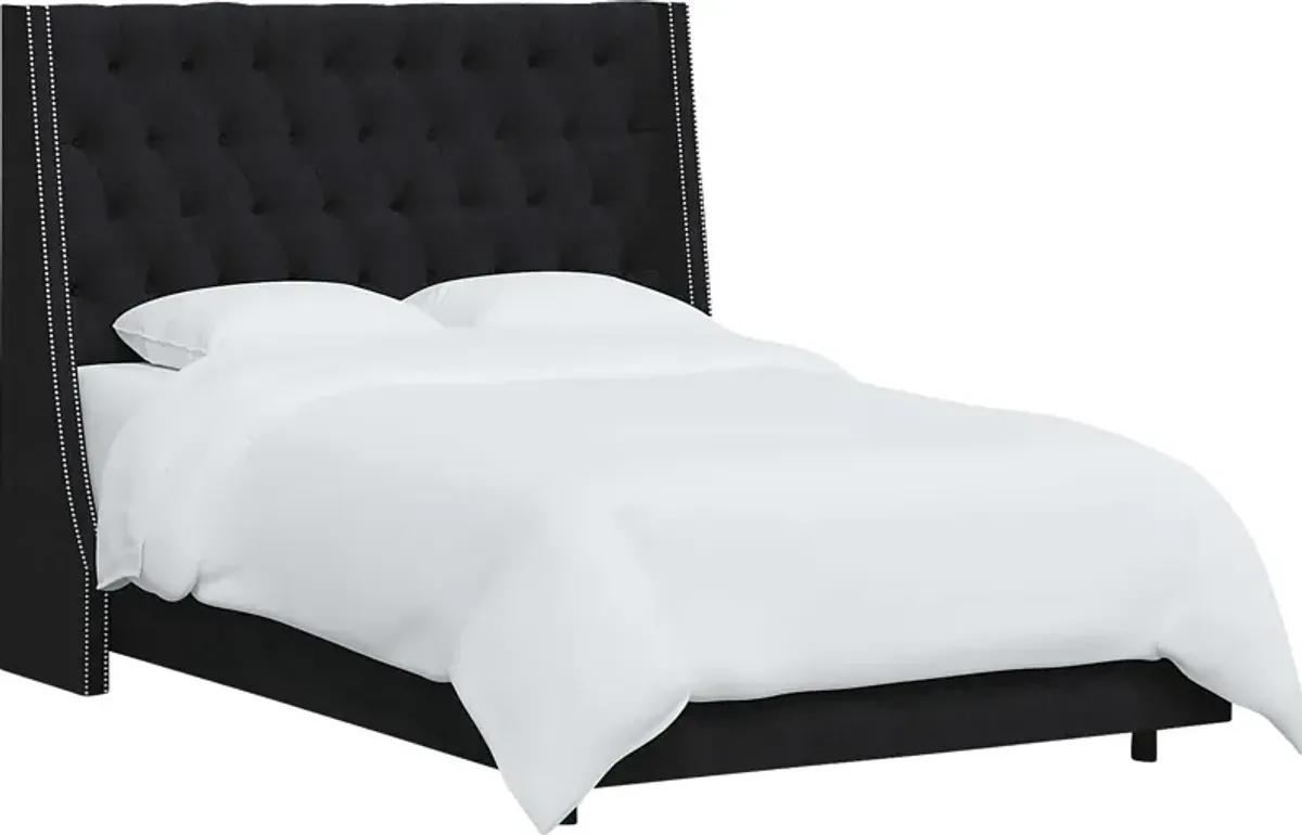 Aidyl Black Twin Bed