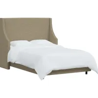 Alldenford Beige Twin Bed