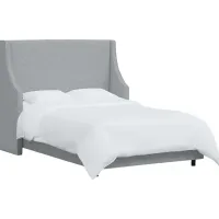 Alldenford Light Gray Twin Bed
