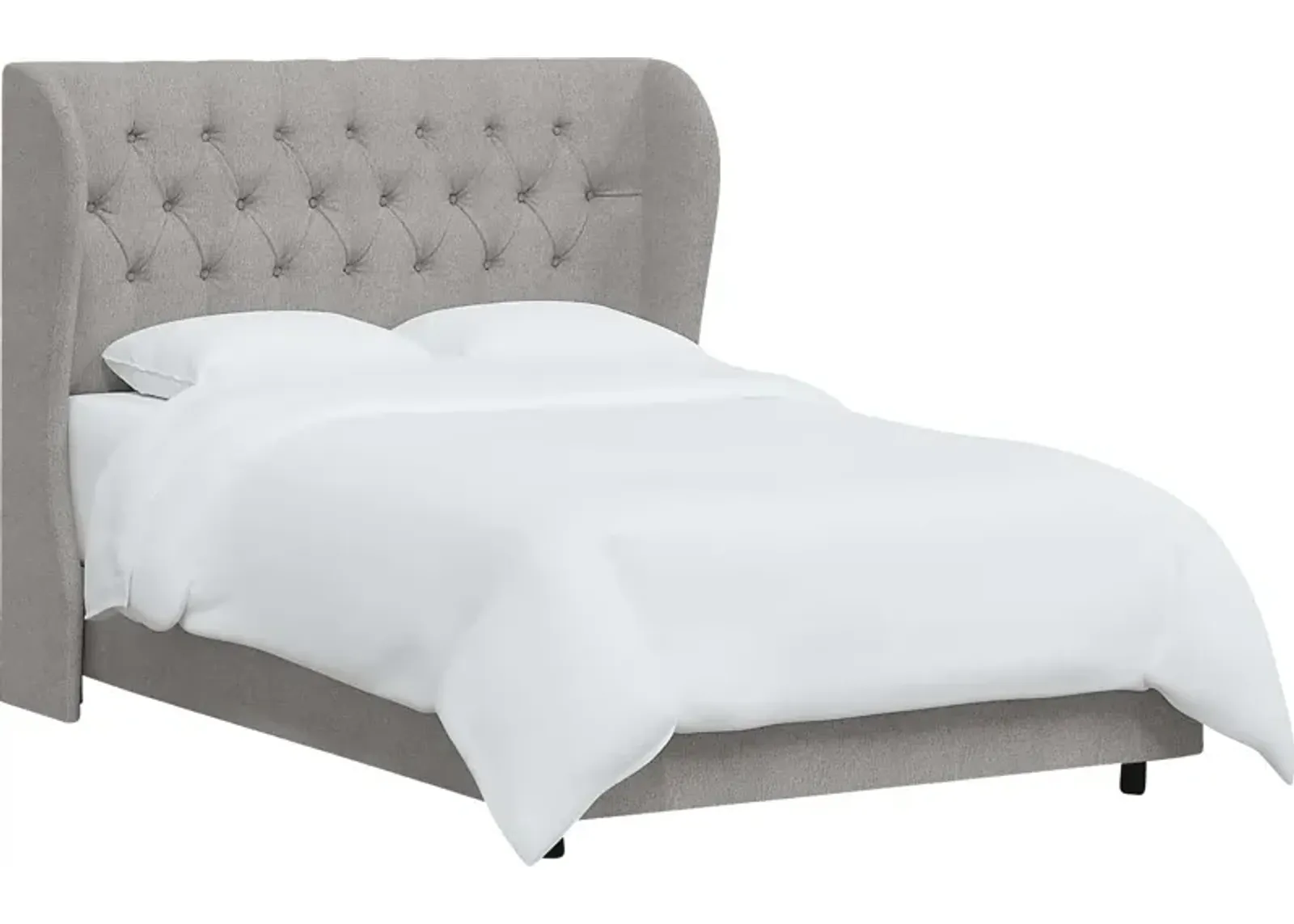 Aleta Light Gray Twin Bed