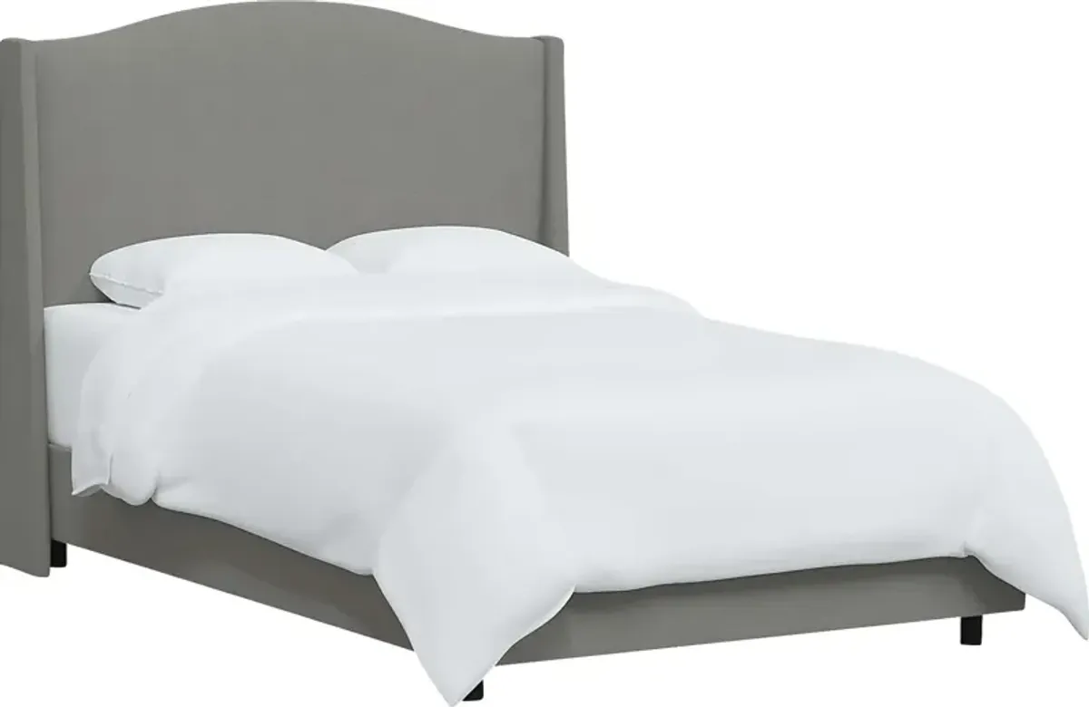 Alvena Gray Twin Bed