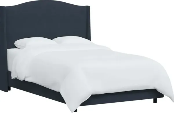 Alvena Blue Twin Bed