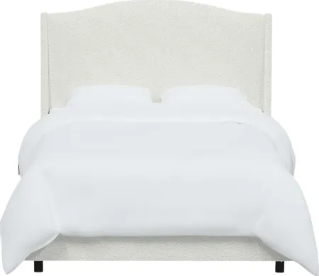 Alvena White Twin Bed