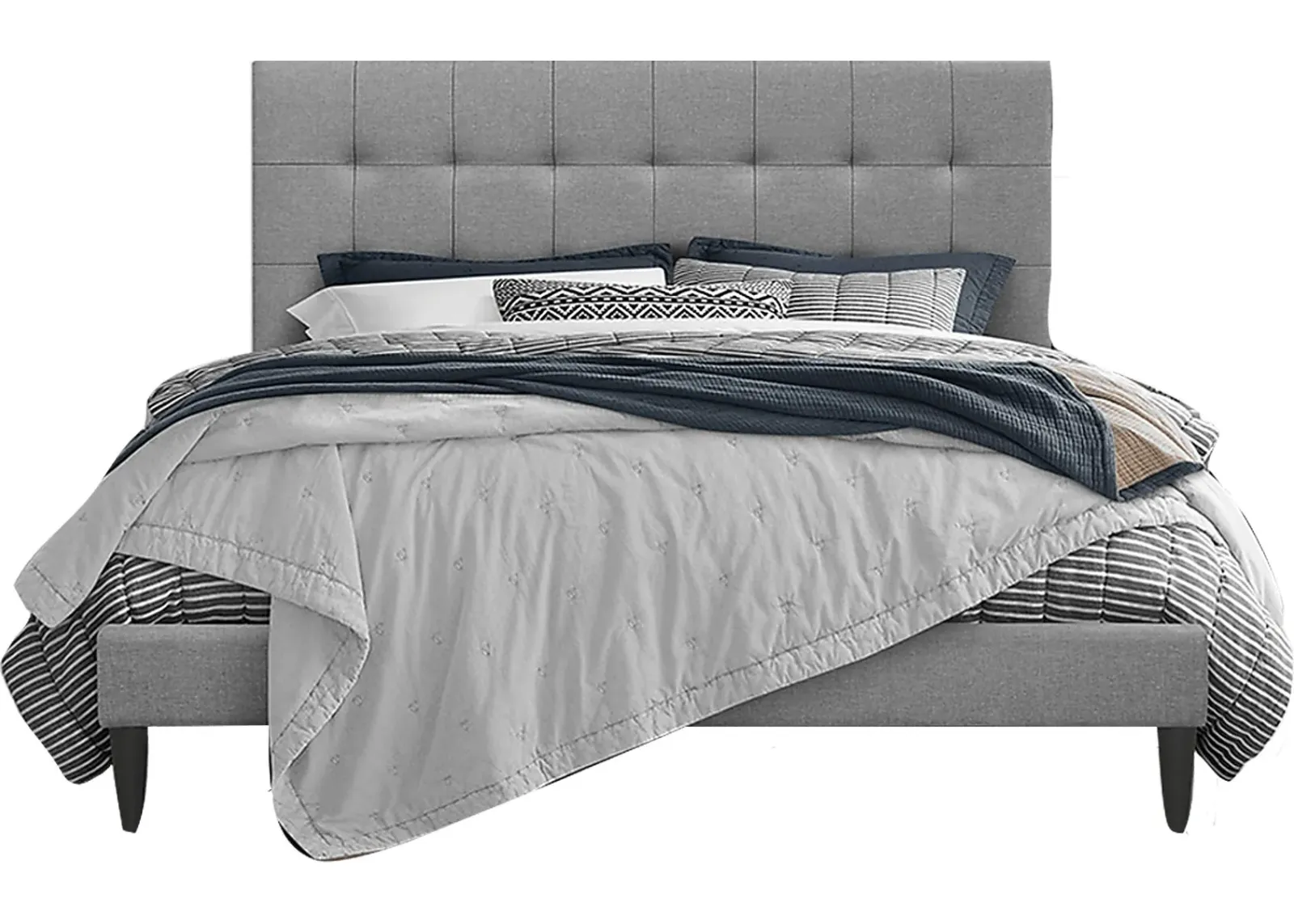 Estaugh Gray Twin Bed