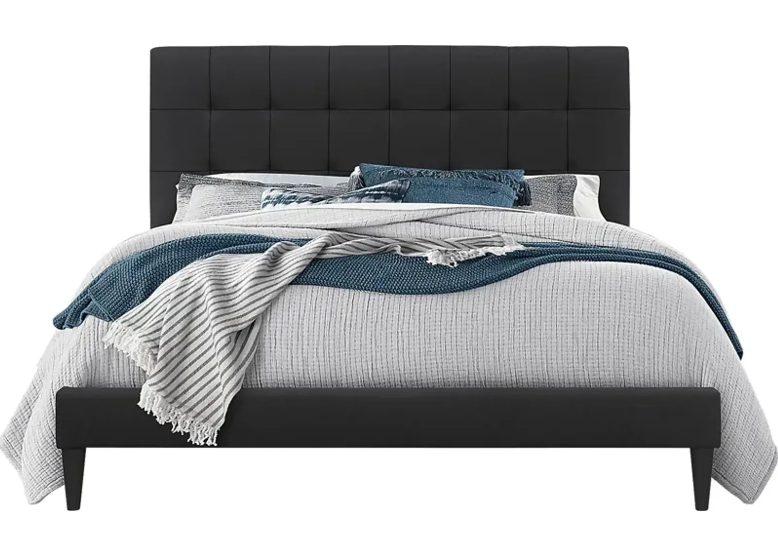 Estaugh Black Twin Bed