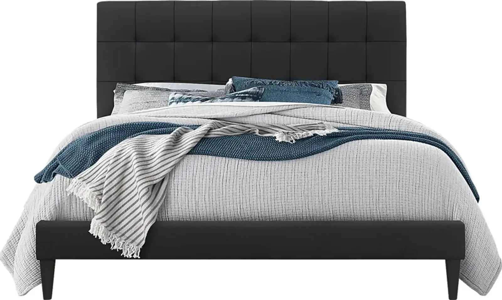 Estaugh Black Twin Bed