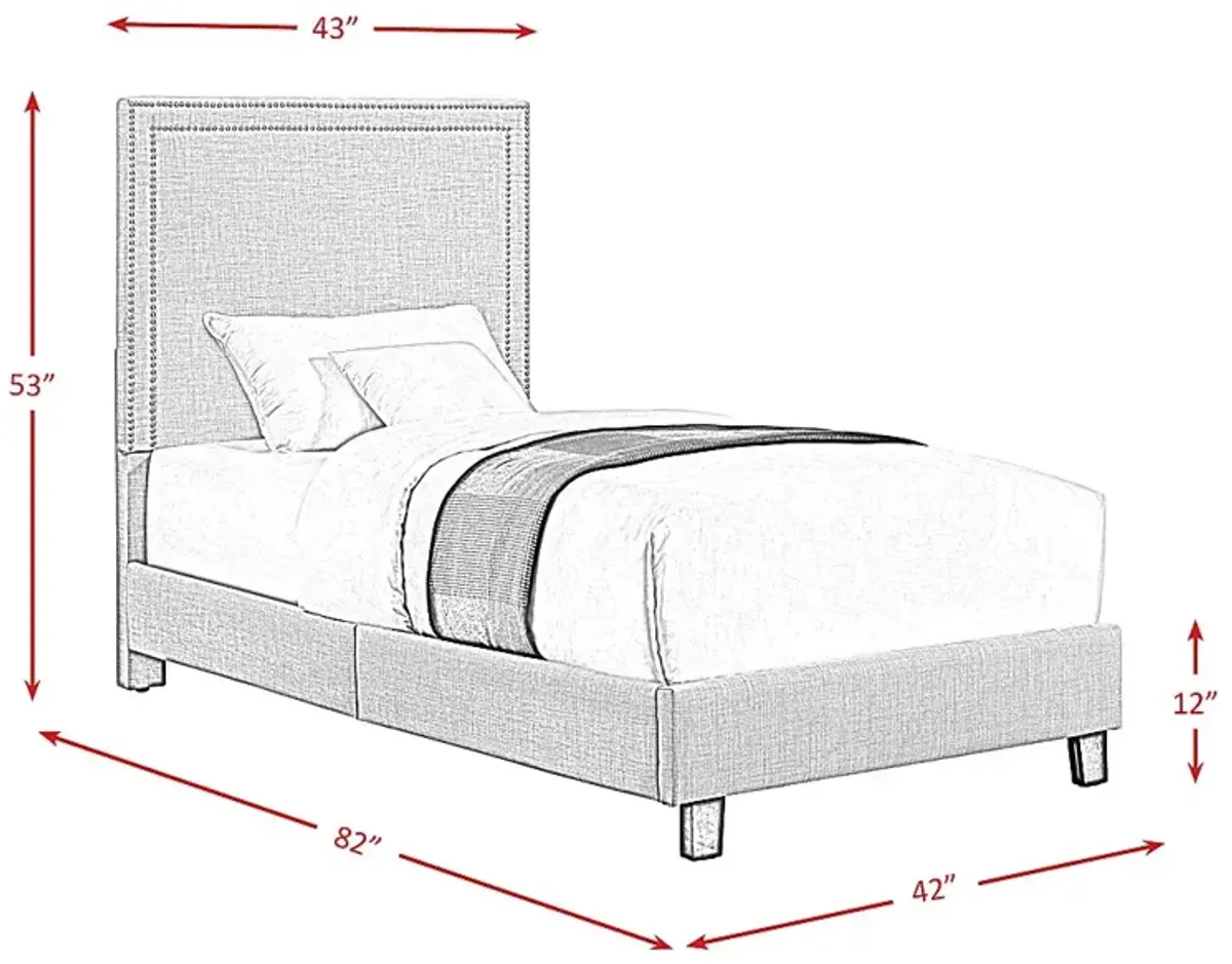 Davmor Blue Twin Bed