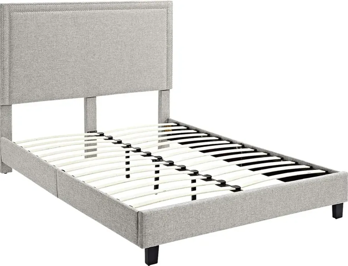 Draeger Gray Twin Platform Bed