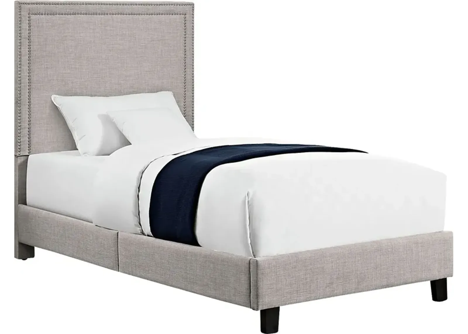 Draeger Gray Twin Platform Bed