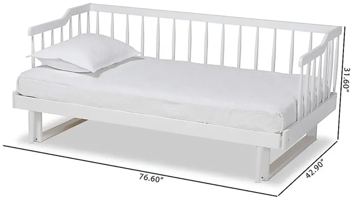 Lassen Lane White Daybed