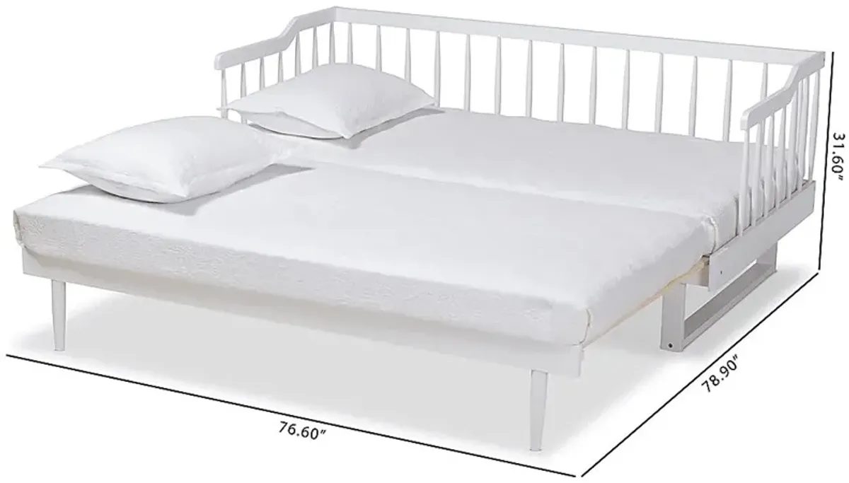 Lassen Lane White Daybed