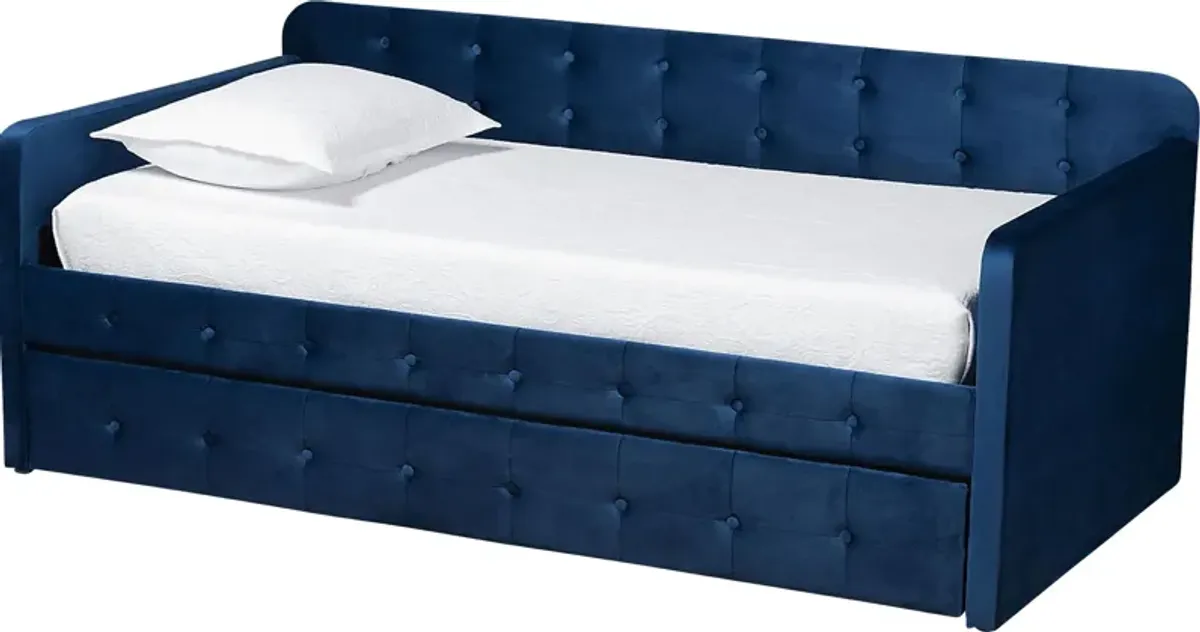 Kamrath Blue Daybed with Trundle