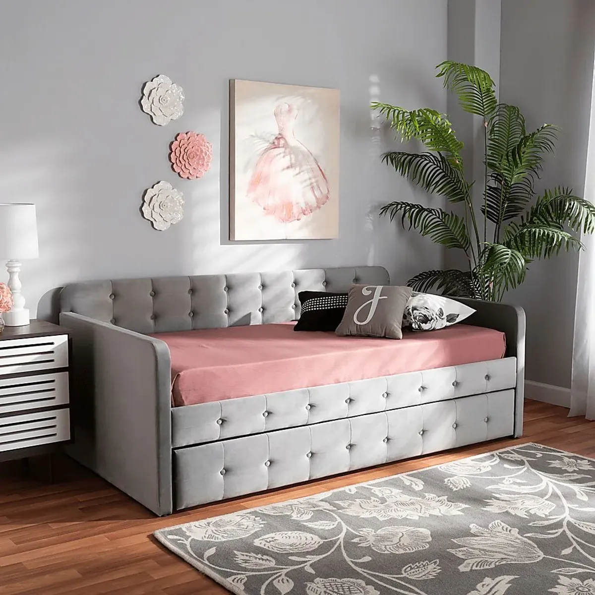 Kamrath Gray Twin Daybed with Trundle