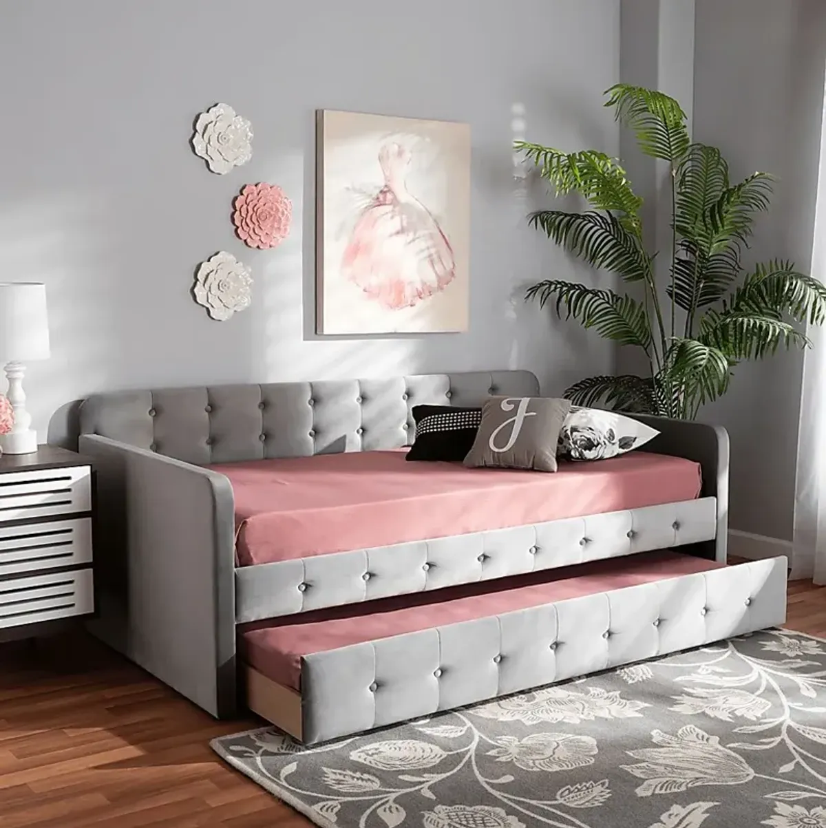 Kamrath Gray Twin Daybed with Trundle