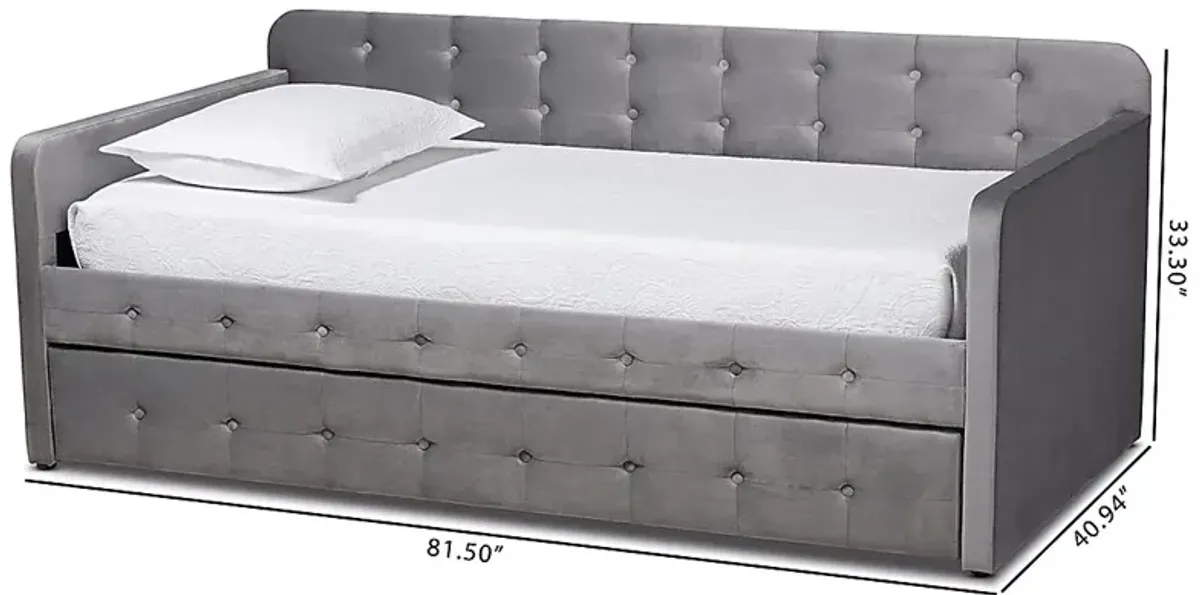 Kamrath Gray Twin Daybed with Trundle