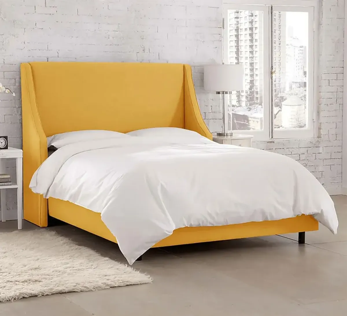 Allyena Yellow Twin Bed