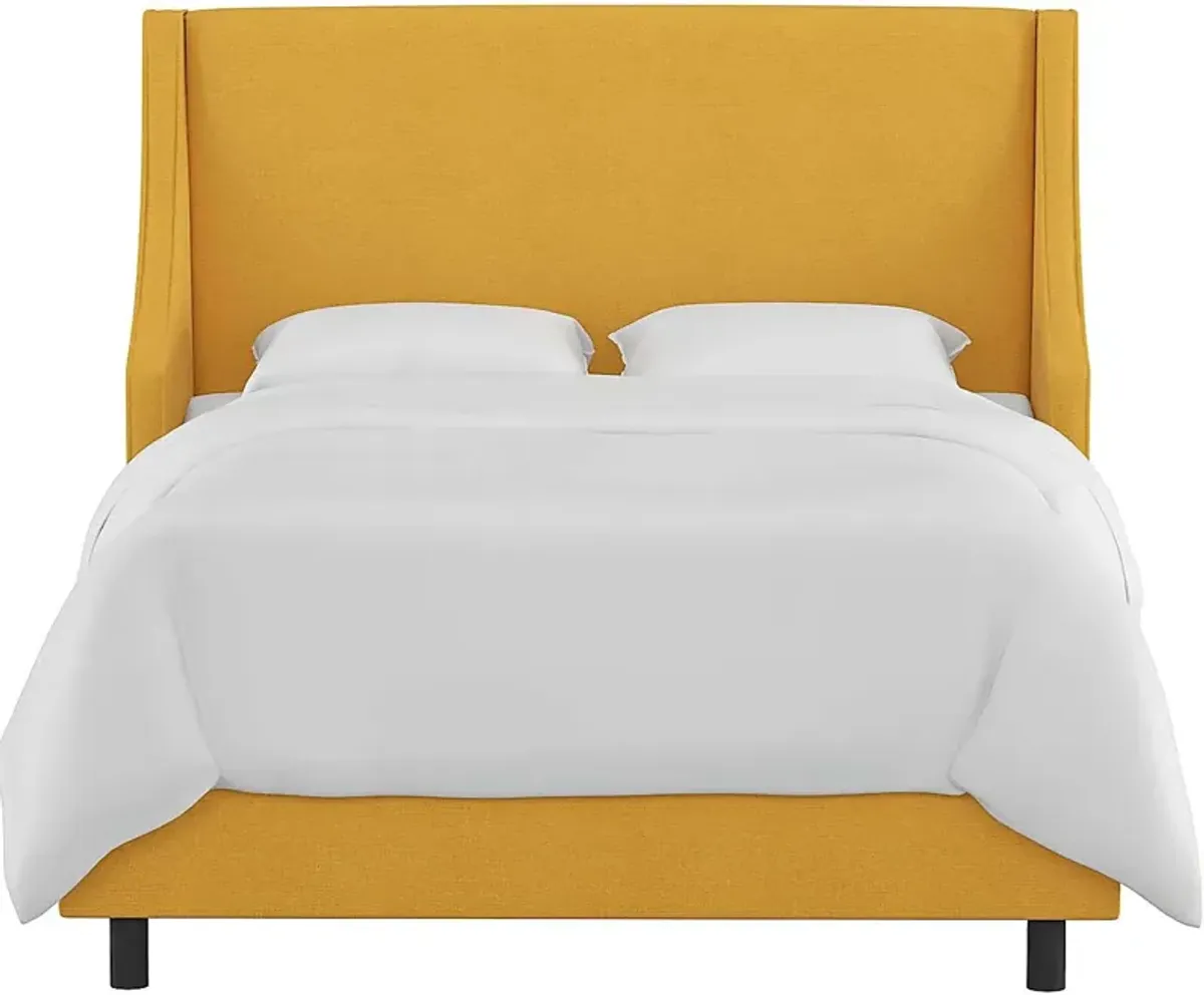 Allyena Yellow Twin Bed