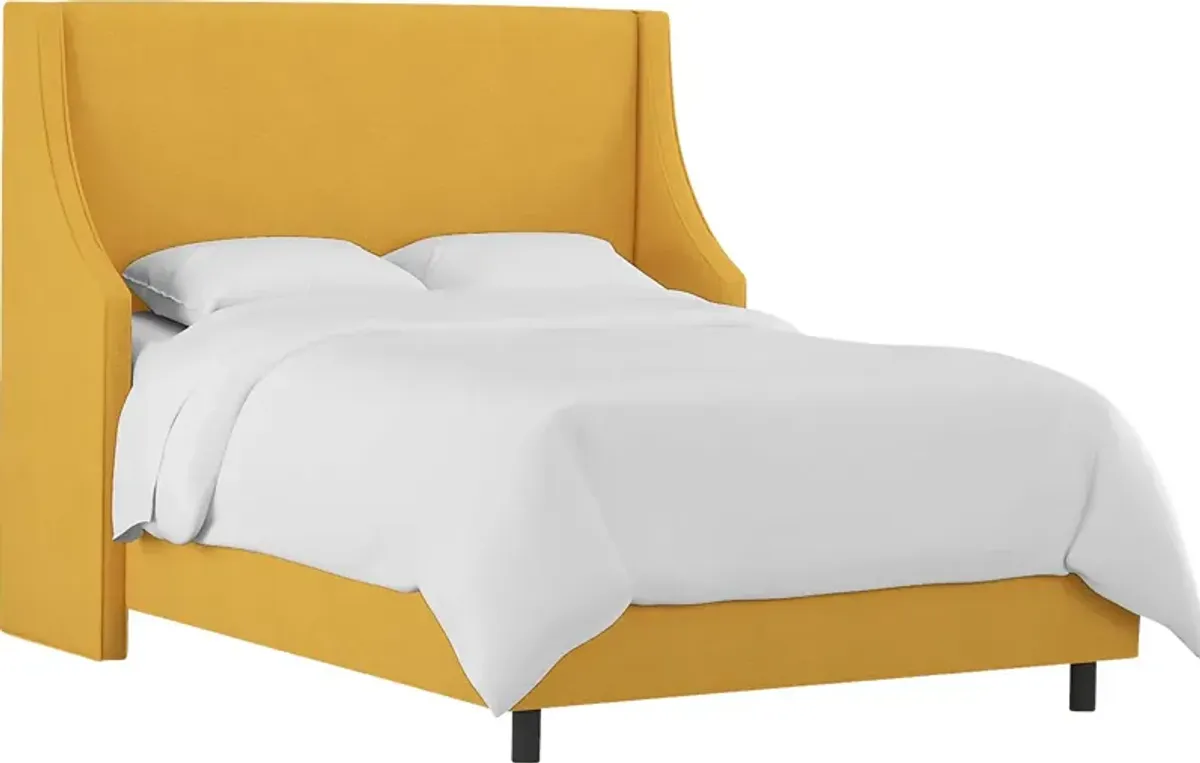 Allyena Yellow Twin Bed