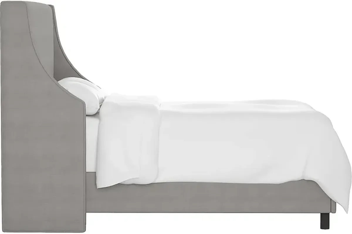 Allyena Gray Twin Bed