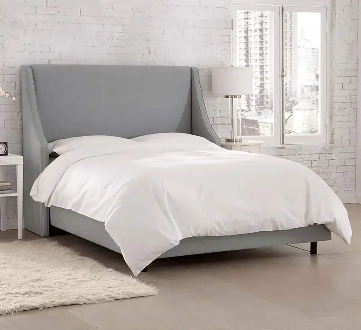 Allyena Gray Twin Bed