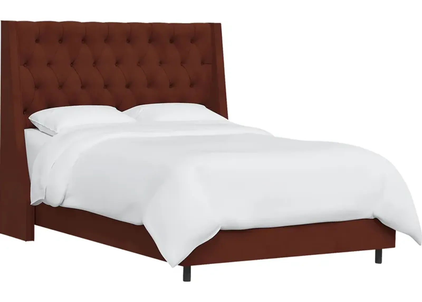 Rustic Saddle I Orange Twin Upholstered Bed