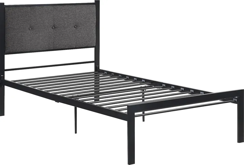 Harllan Gray Twin Platform Bed